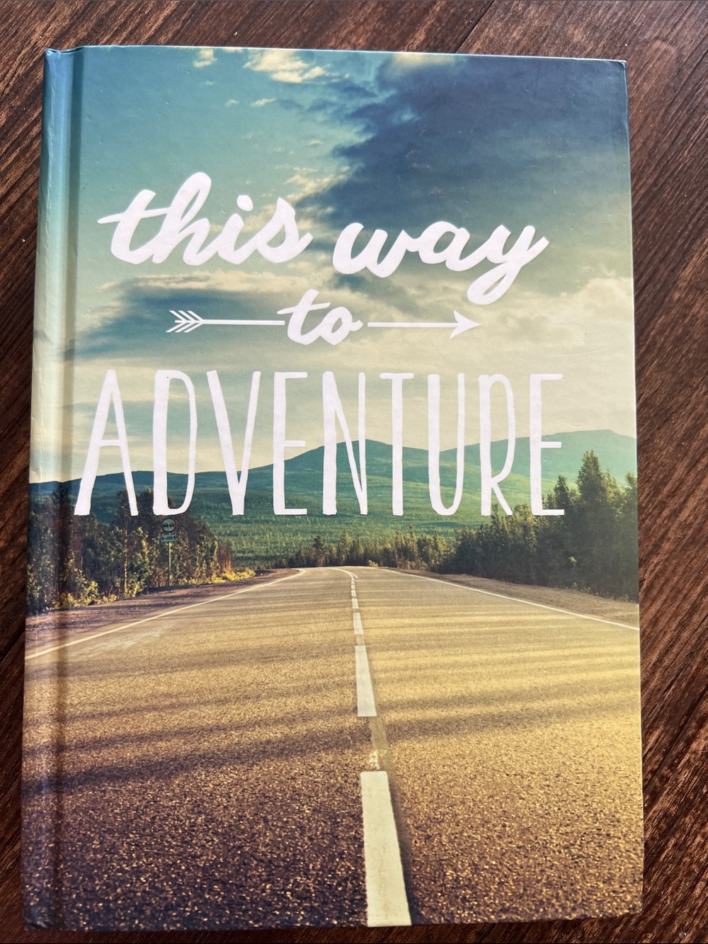 NWOT This Way to Adventure Hardcover Journal - Roadscape Cover